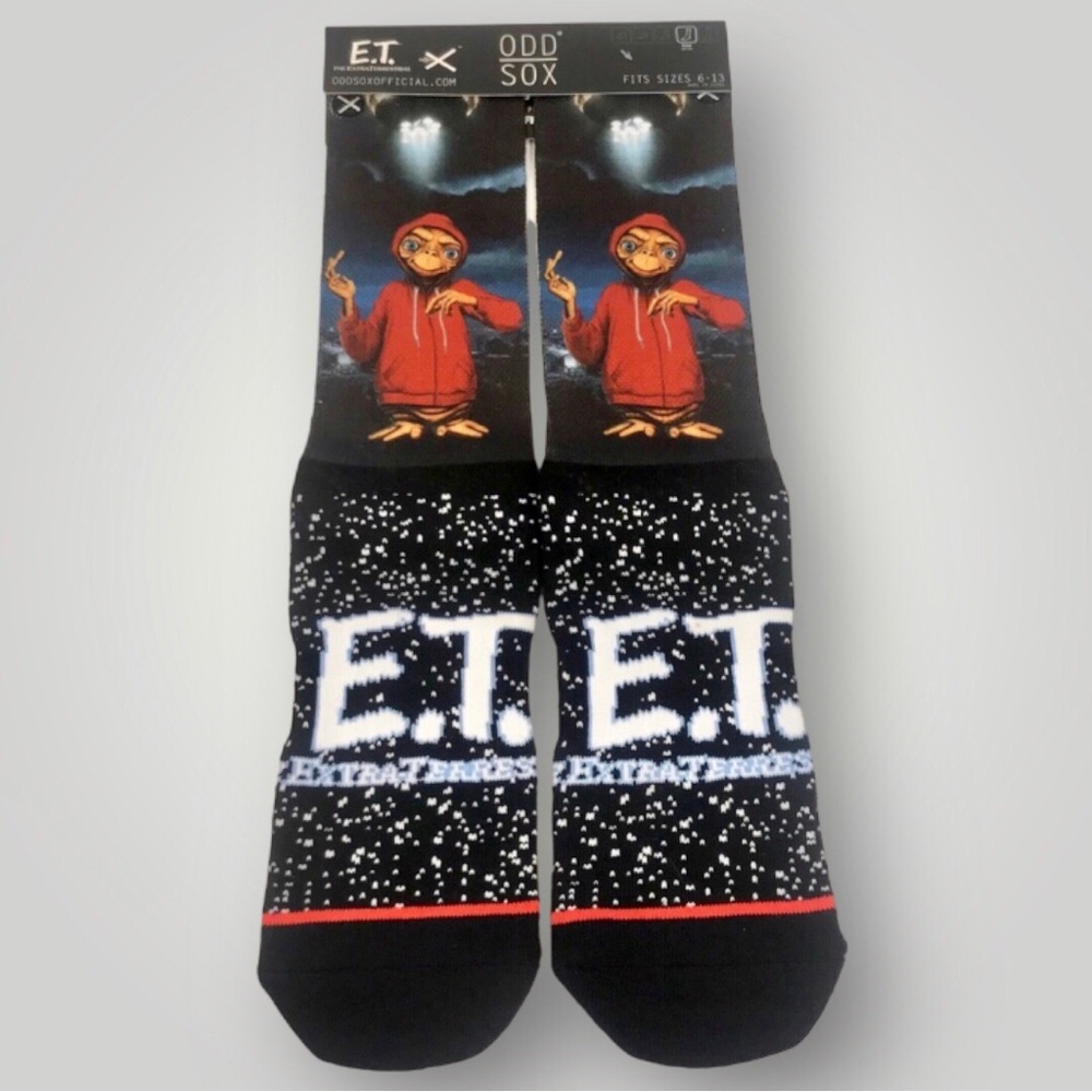 Odd Sox ET Socks Men’s Size 6 - 13 Movie Novelty